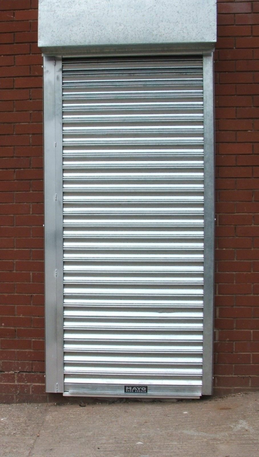 Single Doorway Galvanised Roller Shutter Doors Britannia Retail