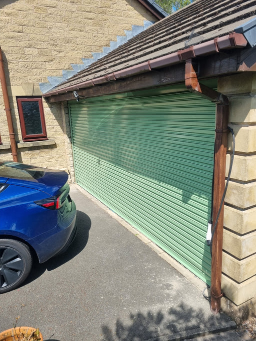 Steel Garage Roller Shutter (Electric) - Britannia Retail 