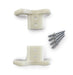 3" Heatproof Nylon Roller Shutter Endlocks (Pair) with Rivets - Britannia Retail 