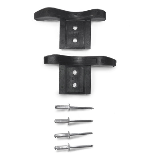 3" Poly Roller Shutter Endlocks (Pair) with Rivets - Britannia Retail 