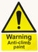 Anti-climb Paint Signage - Britannia Retail 