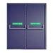 Double Fire Exit Security Door - Britannia Retail 