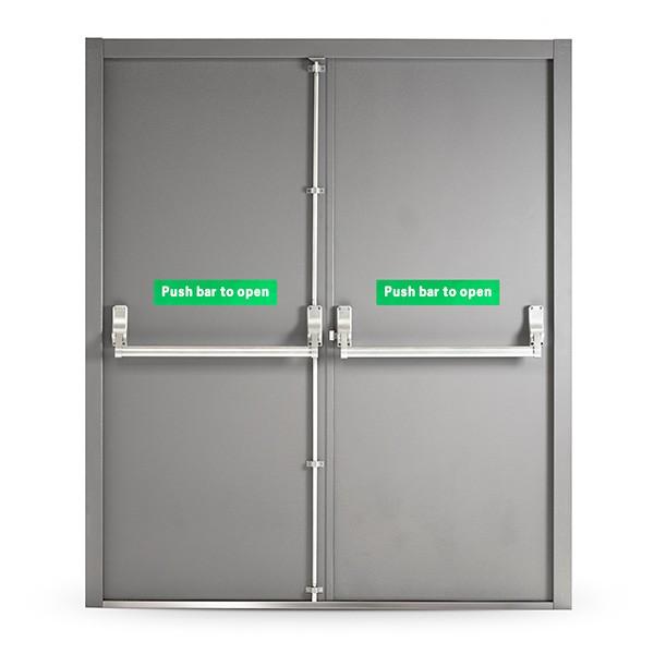 Double Fire Exit Security Door - Britannia Retail 