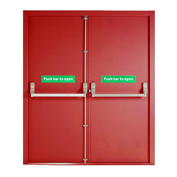 Double Fire Exit Security Door - Britannia Retail 