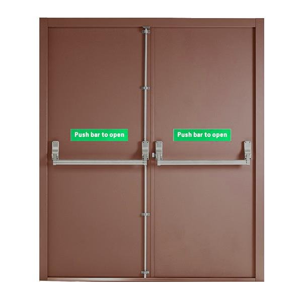 Double Fire Exit Security Door - Britannia Retail 