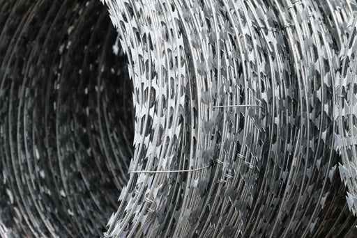 Heavy Duty Concertina Razor Wire (8m coil) - Britannia Retail 