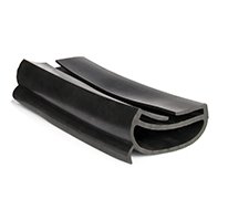 Roller Shutter Rubber Bottom Seal (T rail) per Metre - Britannia Retail 