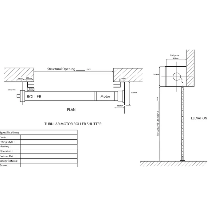 Steel Commercial Electric Roller Shutter - Britannia Retail