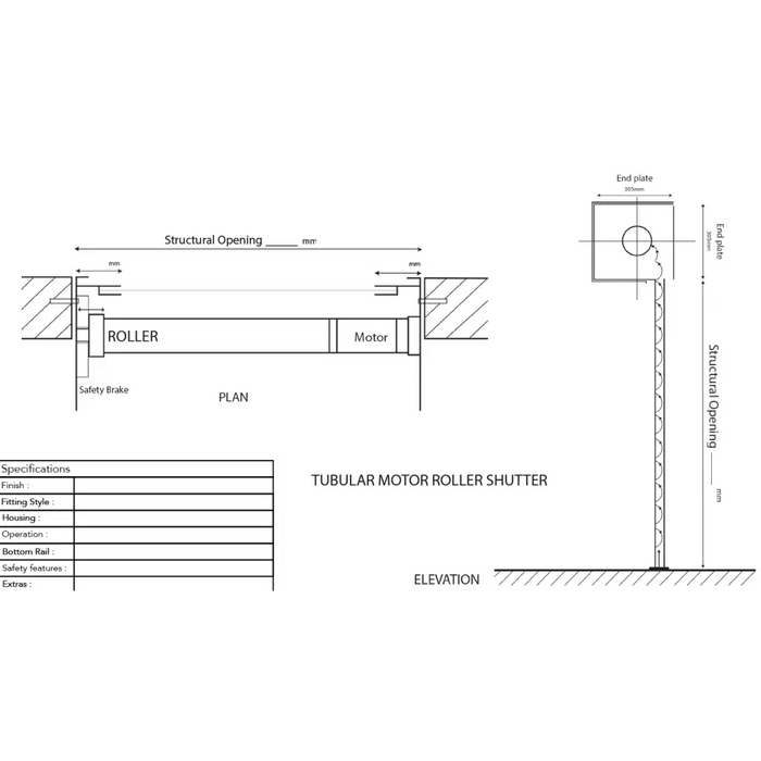 Steel Commercial Electric Roller Shutter - Britannia Retail