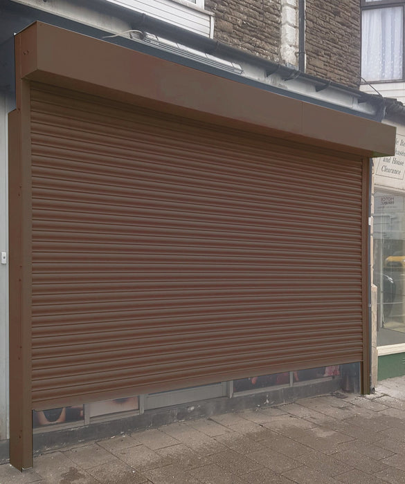 Steel Shopfront Electric Security Roller Shutter - Britannia Retail 