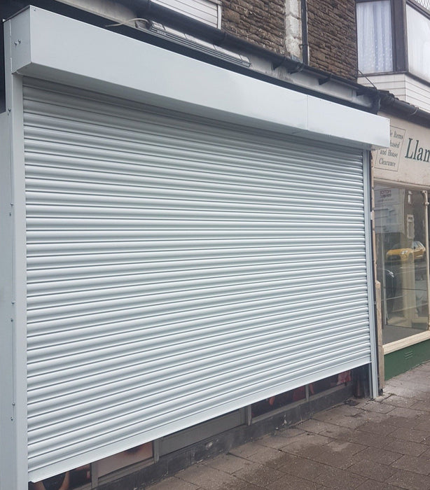 Steel Shopfront Electric Security Roller Shutter - Britannia Retail 