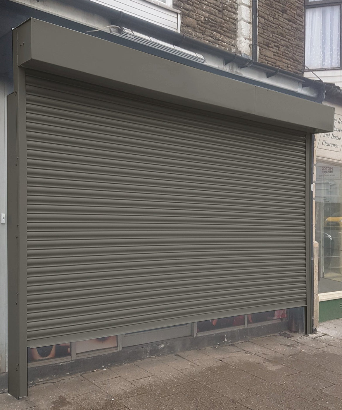 Electric Steel Shopfront Roller Shutter | Britannia Retail — Britannia ...