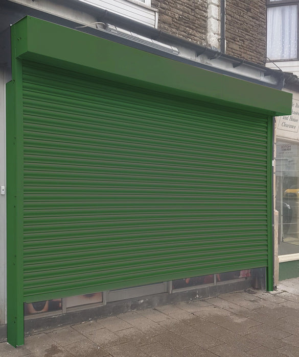 Steel Shopfront Electric Security Roller Shutter - Britannia Retail 