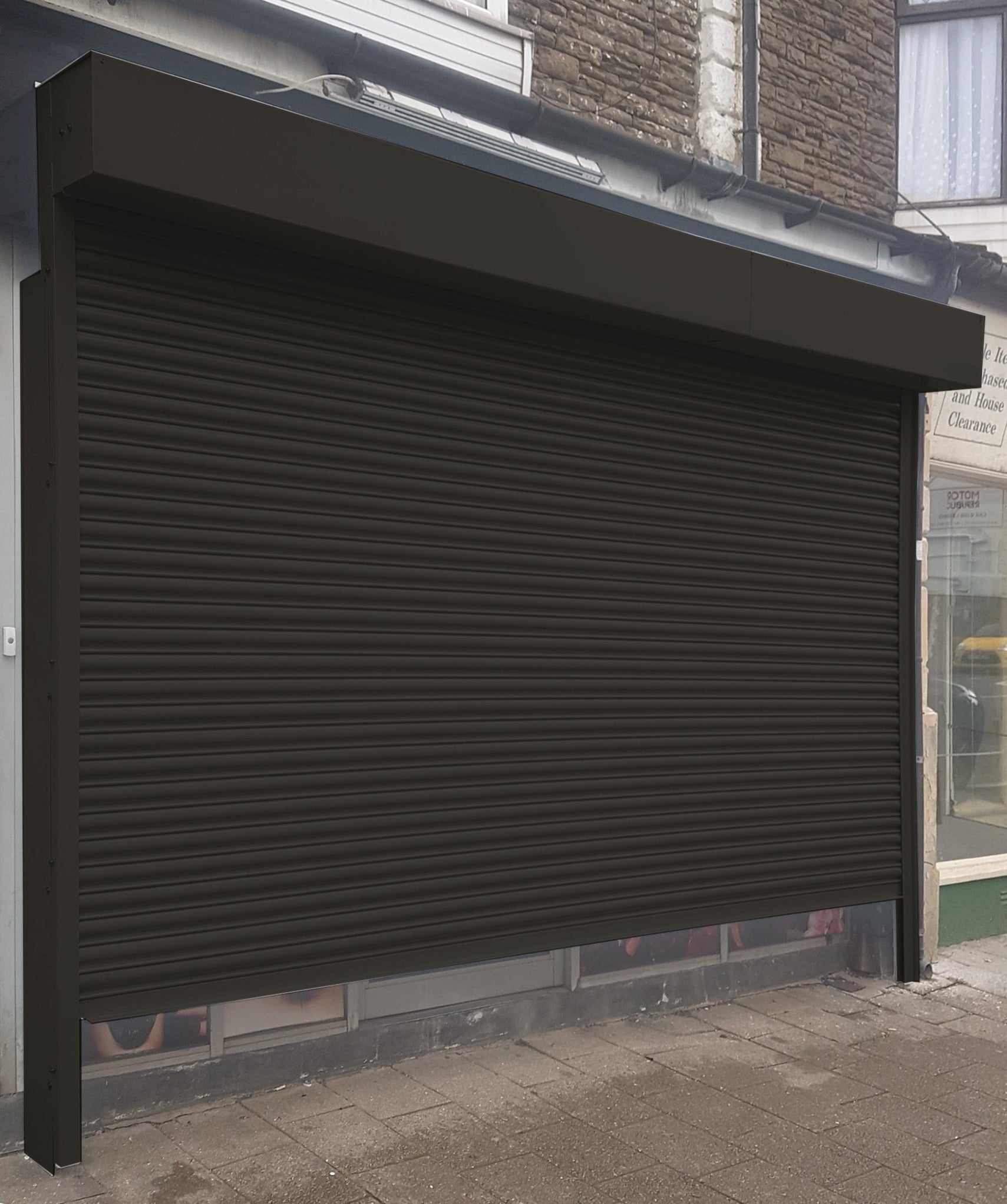 Electric Steel Shopfront Roller Shutter | Britannia Retail — Britannia ...